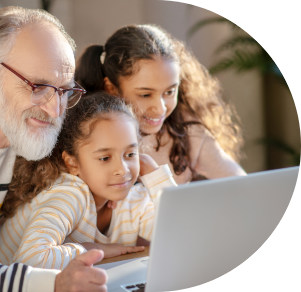 image RSE papy petites filles PC